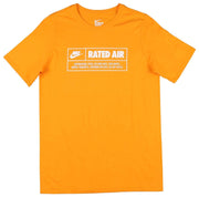 Nike Big Boys'  Rated Air Sport Casual T-Shirt-Hyper Orange