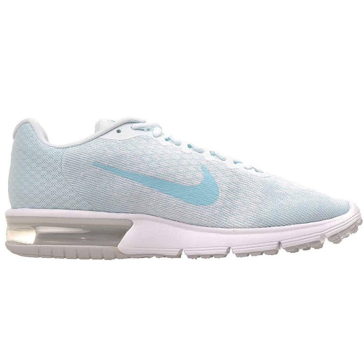 Nike Womens Air Max Sequent 2 Running Shoes Platinum Blue 852465-014 Multi Sizes