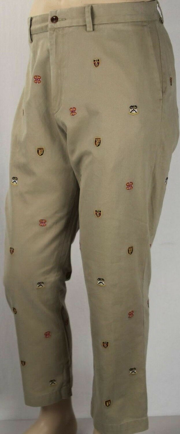 Polo Ralph Lauren Classic Fit Khaki Tan Crest Chino Pants NWT