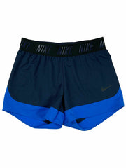 Nike Womens Dri-Fit 4" Attack Training Shorts Navy/Blue/Black New
