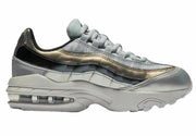 Nike Air Max 95 SE Metallic Platinum/MTLC Red Bronze (PS) AO9211 001 NO BOX TOP