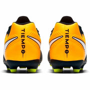 NIB NIKE JR TIEMPO RIO IV (FG) Football Boot 897731-008 Black/Orange MULTI SIZE