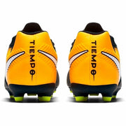 NIB NIKE JR TIEMPO RIO IV (FG) Football Boot 897731-008 Black/Orange MULTI SIZE