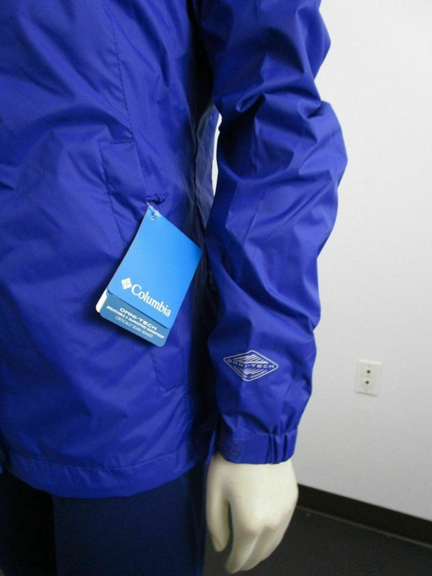 NWT Womens Columbia Timber Pointe Packable Waterproof Rain Shell Jacket Dynasty