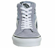 Vans Sk8 Hi (Logo Mix) Lavender Lustre Black Mens/Women's Skate Shoes