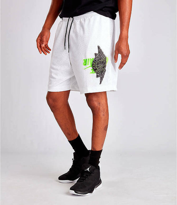 Jordan Jumpman Classic's Mesh Shorts White BQ8481 100 Multiple Sizes