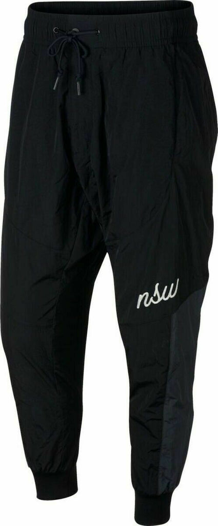 Nike Sportswear NSW Woven Jogger Pants Black Grey White AH4844 010 Men Elevated Sports Gear