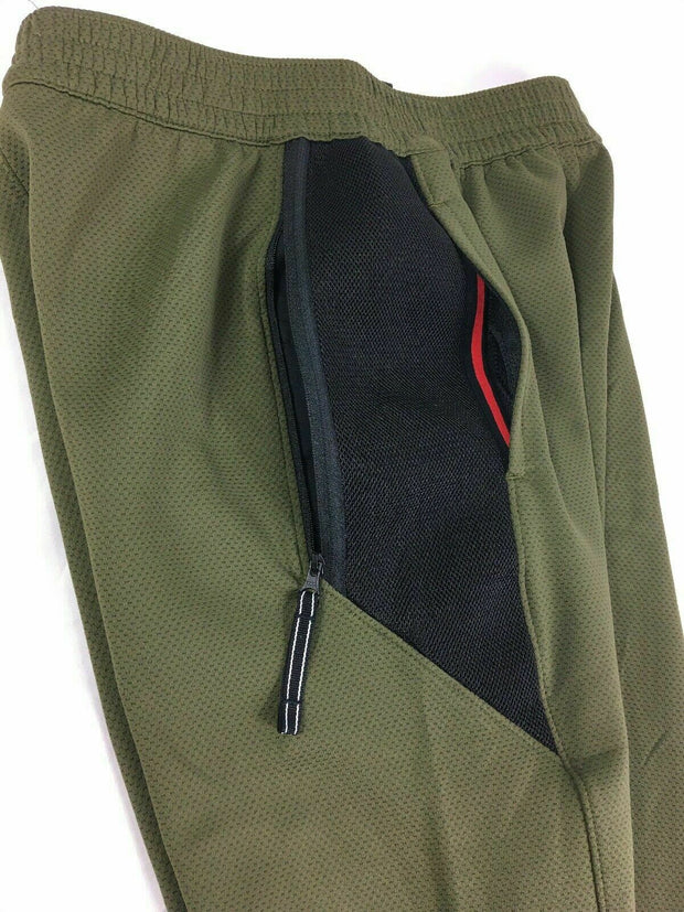 Nike Dri-Fit Therma Flex Showtime Basketball Pants Youth Olive Green 939546 395
