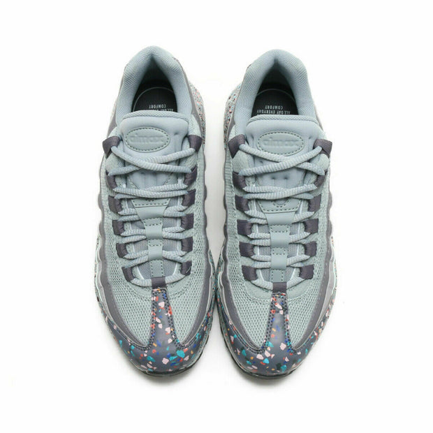 Nike Womens Air Max 95 SE Confetti Sneaker Shoes Light Pumice 918413 002 New