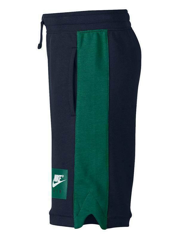 NEW NIKE BIG BOYS AIR SHORT BLUE & GREEN STRIPE 903659 451 Multiple Sizes