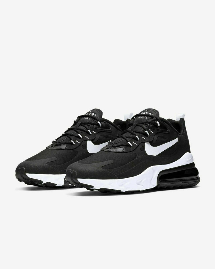 Nike Air Max 270 React AO4971-004 Black White Lifestyle Running Multiple Sizes