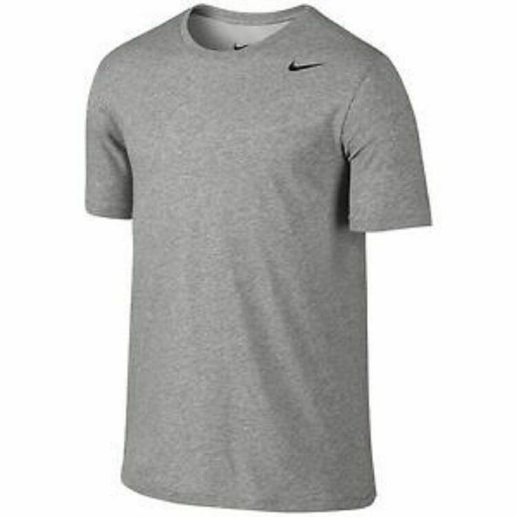 Nike Men's Dri-FIT Cotton Tee T-shirt Heather Grey 706625-063