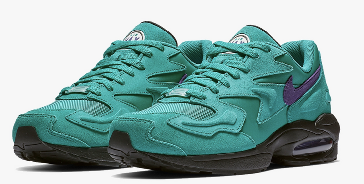 Nike Air Max2 Light AO1741-300 Spirit Teal/Court Purple/Black/White Green