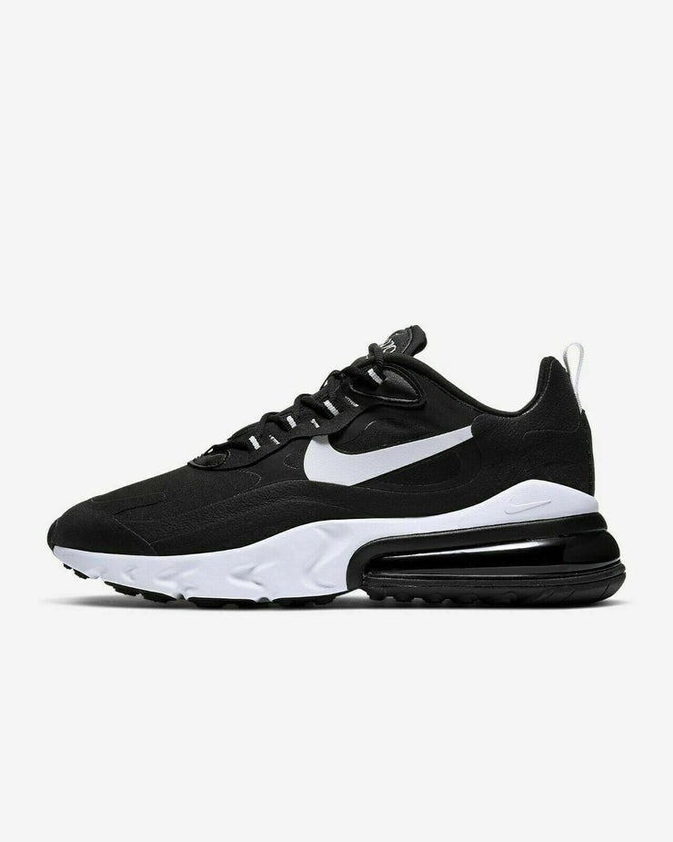 Nike Air Max 270 React AO4971-004 Black White Lifestyle Running Multiple Sizes