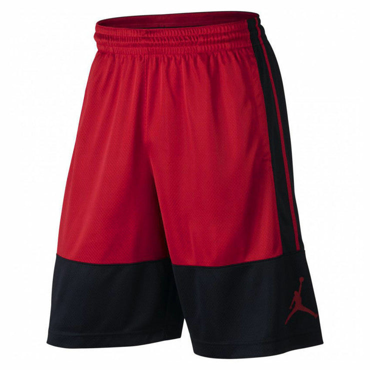 Jordan NIKE RISE SOLID Basketball Shorts MENS NWT RED BLACK AR2833-010
