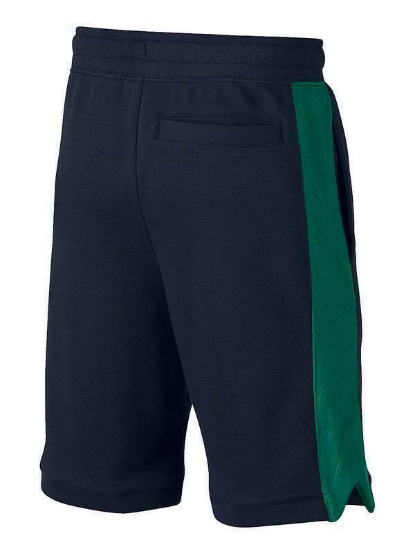 NEW NIKE BIG BOYS AIR SHORT BLUE & GREEN STRIPE 903659 451 Multiple Sizes