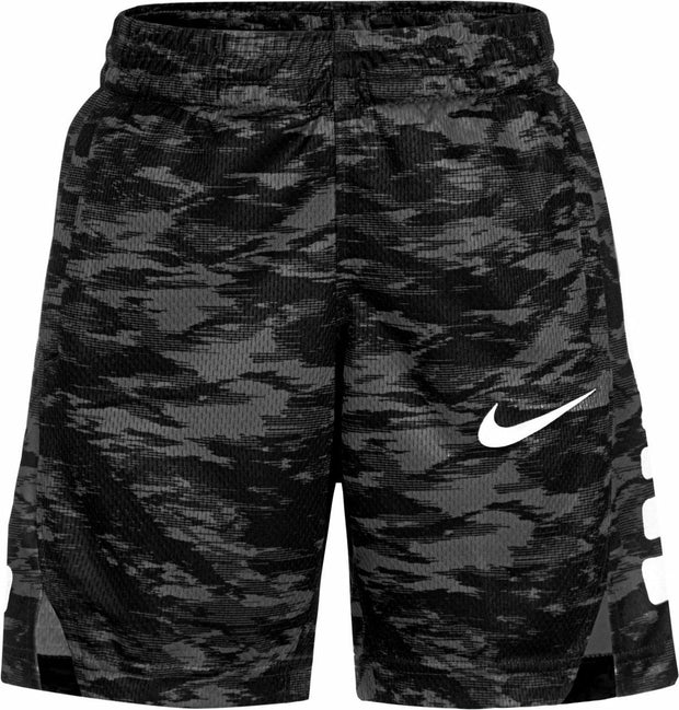 Nike Boys Dri-Fit Elite Striped Basketball Shorts w/Pockets Black New