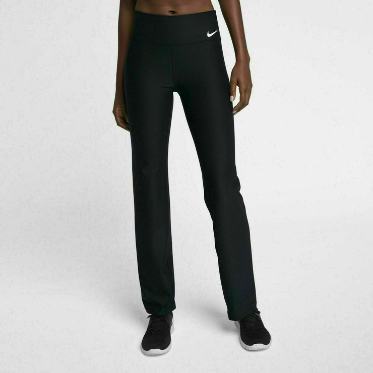 Women's Nike Power Classic Gym Pants Black Size Medium 933832 010