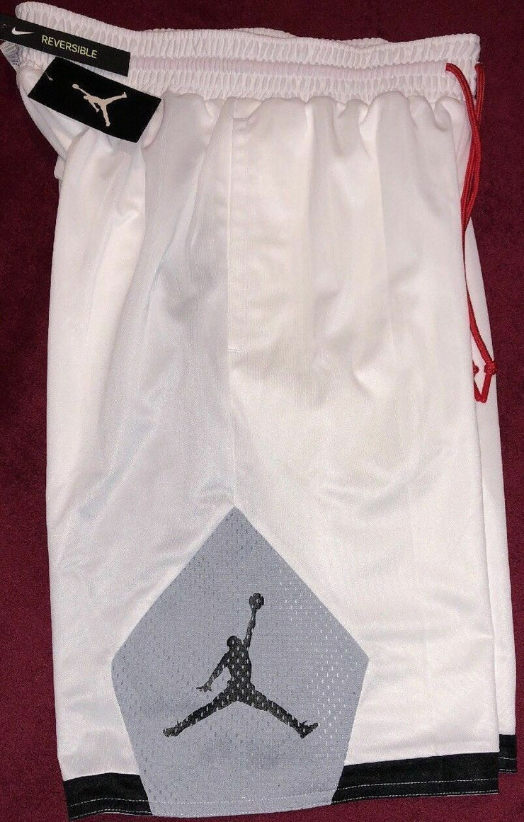 NIKE AIR JORDAN RETRO 5 BASKETBALL REVERSIBLE SHORTS AA2140-100