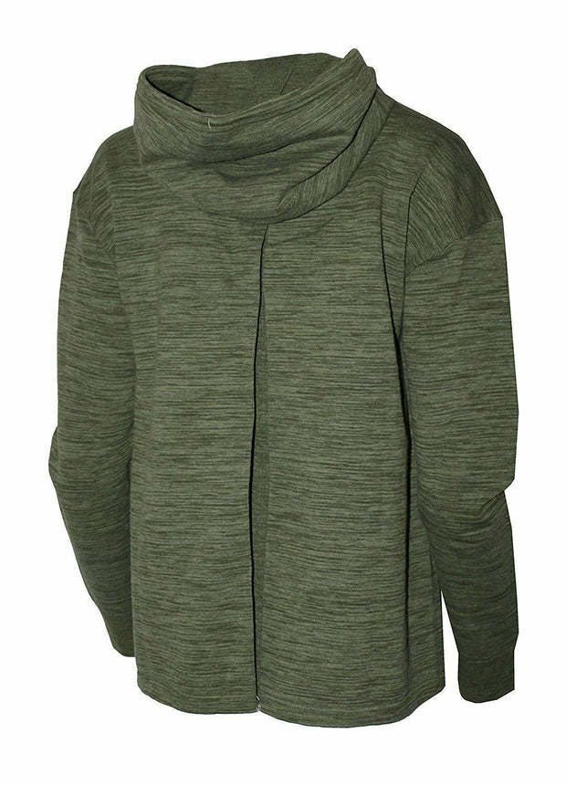 Women's NIKE Sportswear Tech Knit JACKET Palm Green Black HOODIE 835641