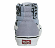 Vans Sk8 Hi (Logo Mix) Lavender Lustre Black Mens/Women's Skate Shoes