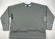 Nike Womens DRI-FIT Long Sleeve Crew Top Gray AH8982-065 Multiple Sizes