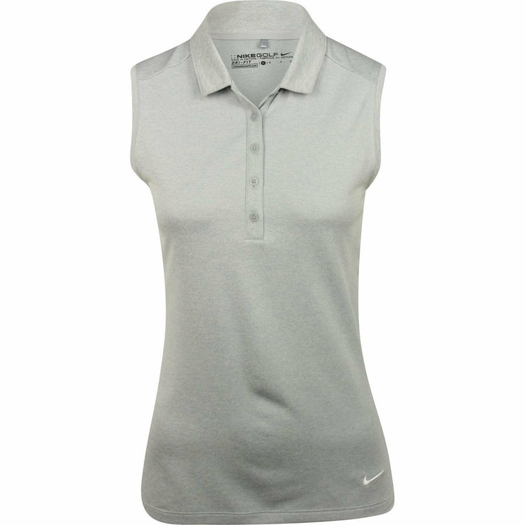 Nike Icon Sleeveless Heather Golf Polo 2017 Women 840334 012 Multiple Sizes
