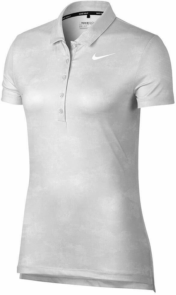 NWT NIKE GOLF Dri-Fit Golf Polo Shirt 855569 100 Gray $70