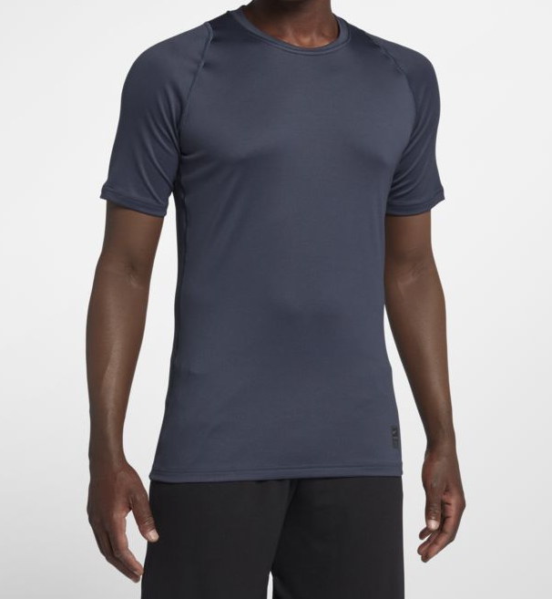 Nike Pro Men's Colorburst Thunder Blue/Grey Training Top AH7987-472 S, M, L