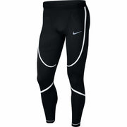 NIKE POWER TECH DRI-FIT RUNNING TIGHTS BLACK WHITE 943687 010 MENS SIZE M, L