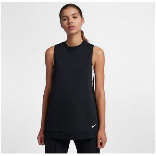 Womens Training Tank Nike Dri-FIT Black White 889051-010