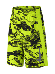 Nike Boys Dri-Fit Training 8" Training Shorts w/Pockets Volt/Black New with Tags