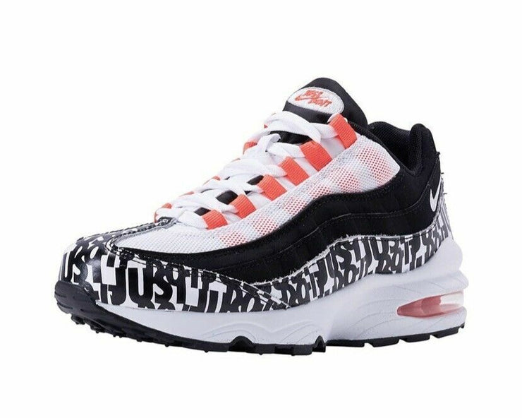 Nike Air Max 95 Print GS Kids Youth Running Shoes Black White AQ9711-001