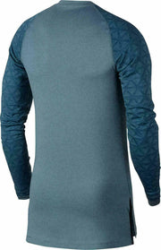 Nike 929703 468 Mens Blue Pro Therma Utility Long Sleeve Shirt Multiple Sizes