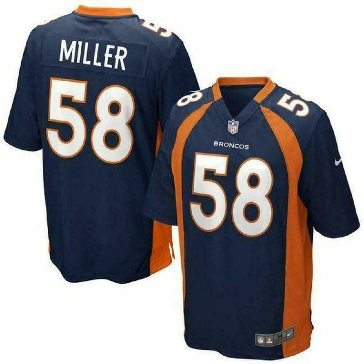 Nike NFL Denver Broncos #58 Von Miller Jersey Men's Size M-XXL 479415 419 NWT