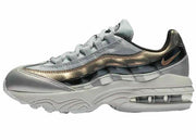 Nike Air Max 95 SE Metallic Platinum/MTLC Red Bronze (PS) AO9211 001 NO BOX TOP