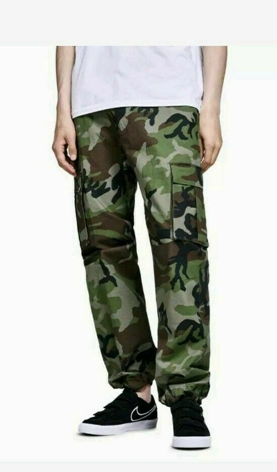 Nike SB Flex Camo Men Cargo Pants Skatebording Military Camouflage 885863 222