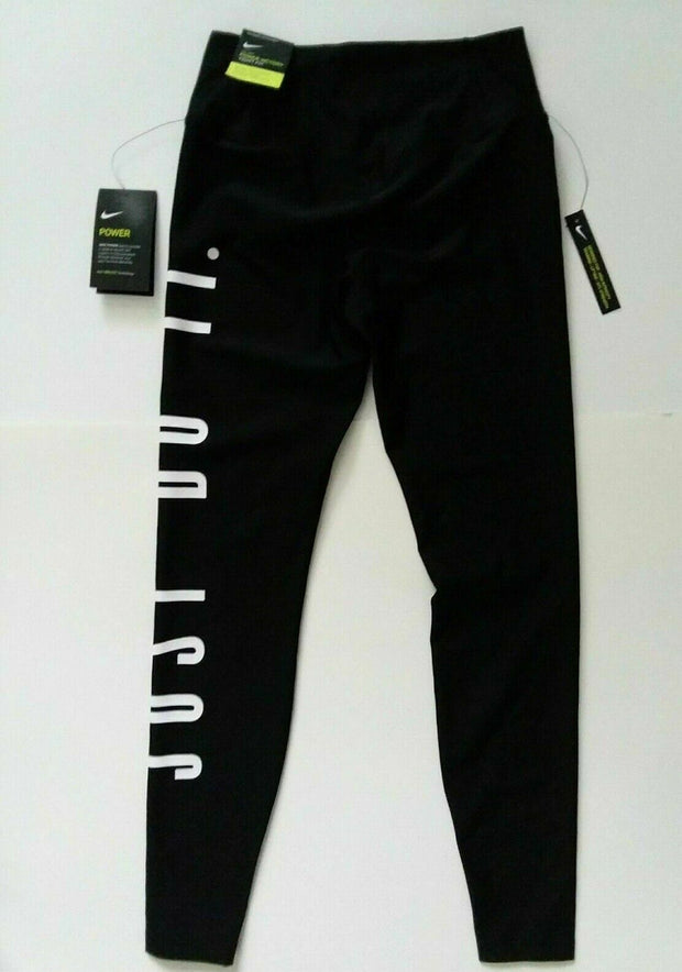 New Nike Womens Power Victory Pants Tights Full Length Mid Rise CJ5777-010