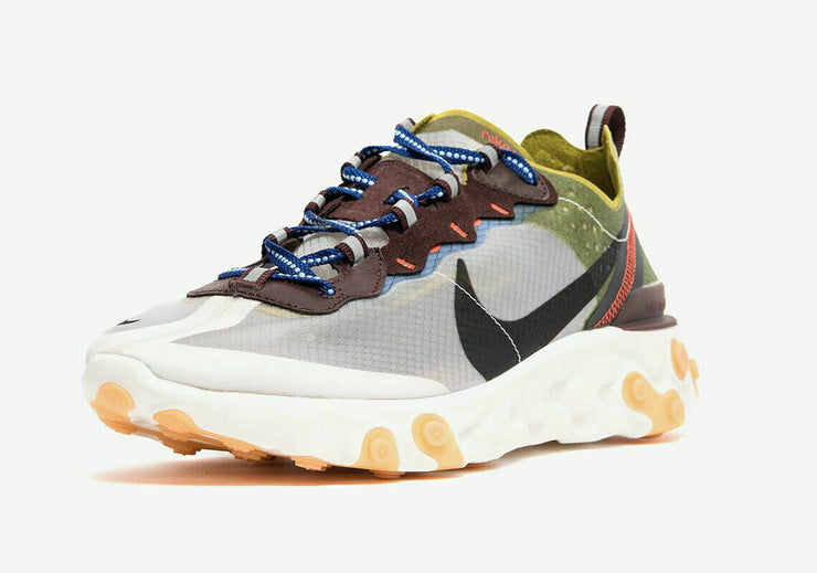 Nike React Element 87 Moss Black El Dorado AQ1090-300 Multiple Sizes NIB