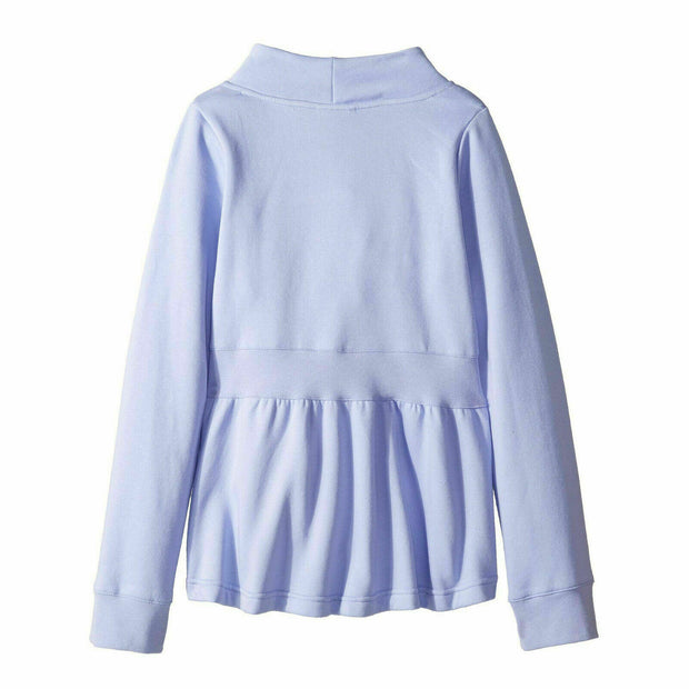 Nike NSW Long Sleeve Fleece Pullover Crew Sweater Girl's Purple 940344-477 NEW