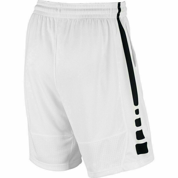 Nike Boy's Elite Dry Basketball Shorts White/Black AT3072