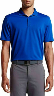 Nike Men's Dri-FIT Victory Game Royal/White Solid Golf Polo (725518-419) Size S