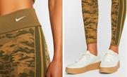 Nike Sportswear Women's Print Leggings CI6621-395 Olive Canvas XS-XL Multi Size