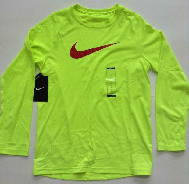 Nike Legend Boys Long Sleeve Dri Fit T-Shirt AR5313 702