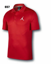 New Nike Court Dry Jordan Golf Polo Men's Basketball Red White 865856-657