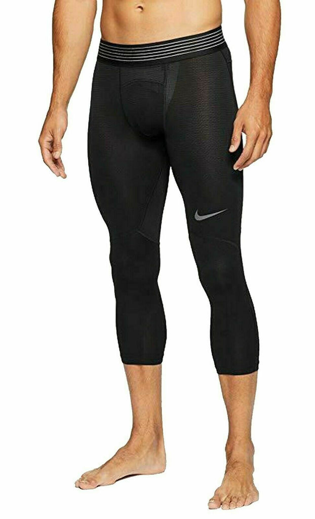 Nike Men s Pro Hypercool 3 4 Black Training Tights AT3645 010 Elevated Sports Gear