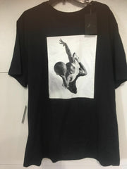 Nike Air Jordan Retro 4 Buzzer Beater Black/White Mens Shirt AR2827 010