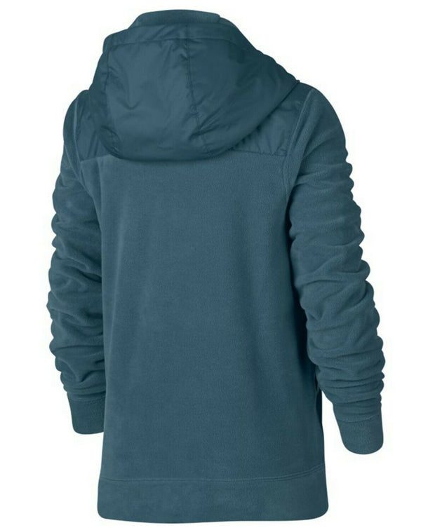 Nike sportswear big kids full zip fleece hoodie NEW Line all season AA0064 468