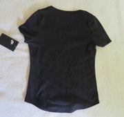 Nike Girls' Sparkle This Cotton Black T-Shirt