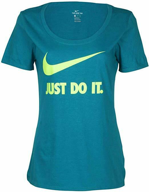 NIKE Women's Scoop Neck T-Shirt Athletic Cut 940710 467